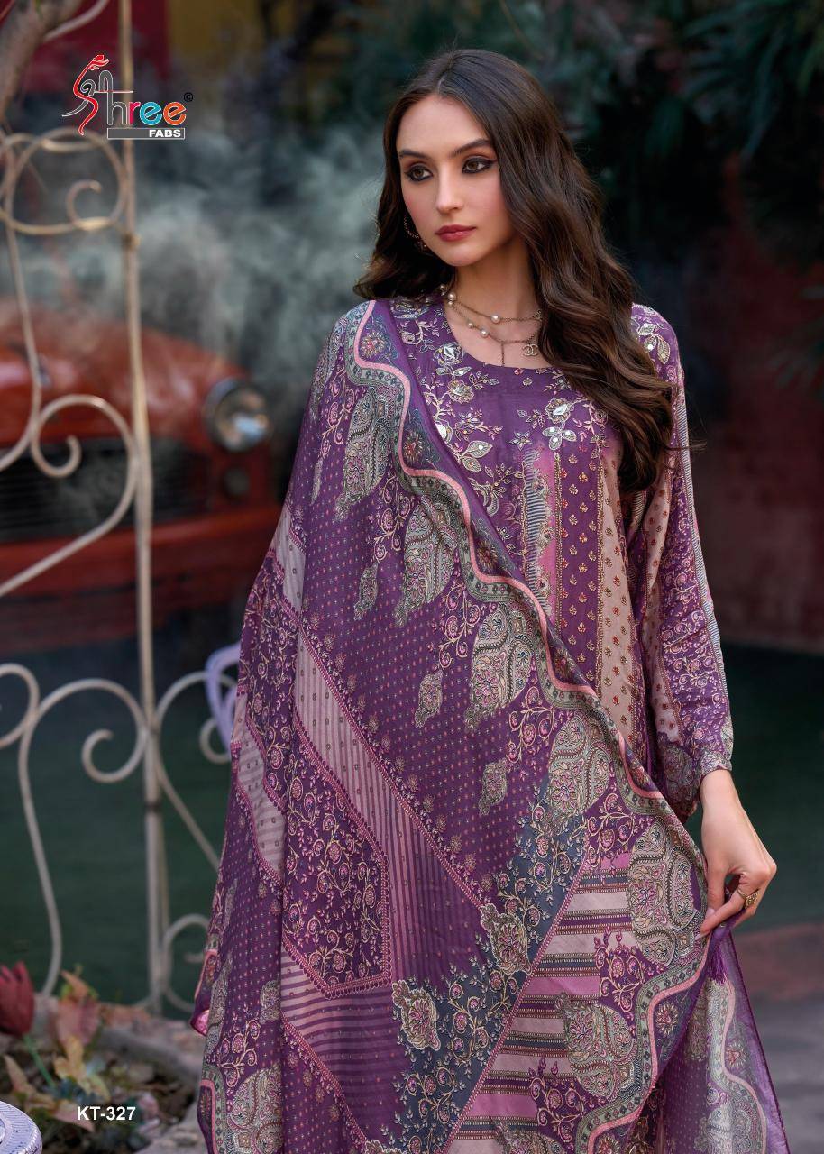 Shree fabs KT - 327 Wholesale dress material dealers in india
